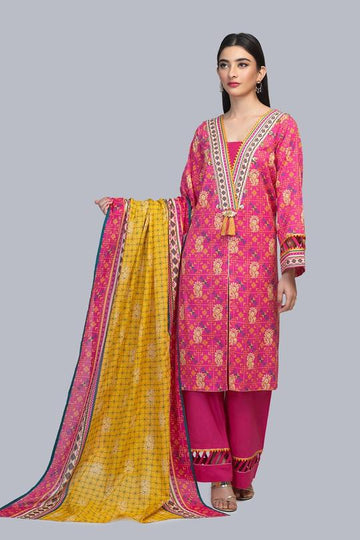 Bonanza Satrangi Ssr213p19 Pink Eid Collection 2021
